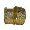 Farrisilk Ribbon | Gold Glitter Magic Ribbon, 2.5"X10Yd