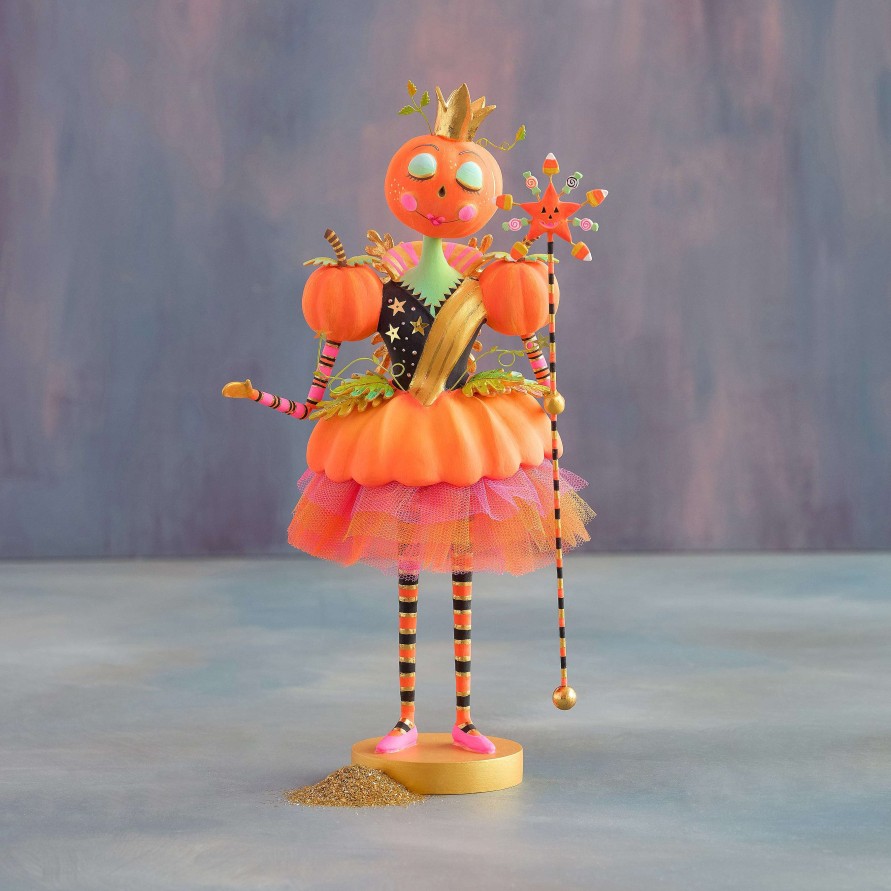 Glitterville Figurines | Fairy Gourdmother Tabletop By Glitterville