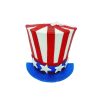 Liberty Floral Figurines | Glitter Stars And Stripe Half Top Hat