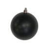 Farrisilk Happy New Year | Black Matte Ball Ornament, 8"