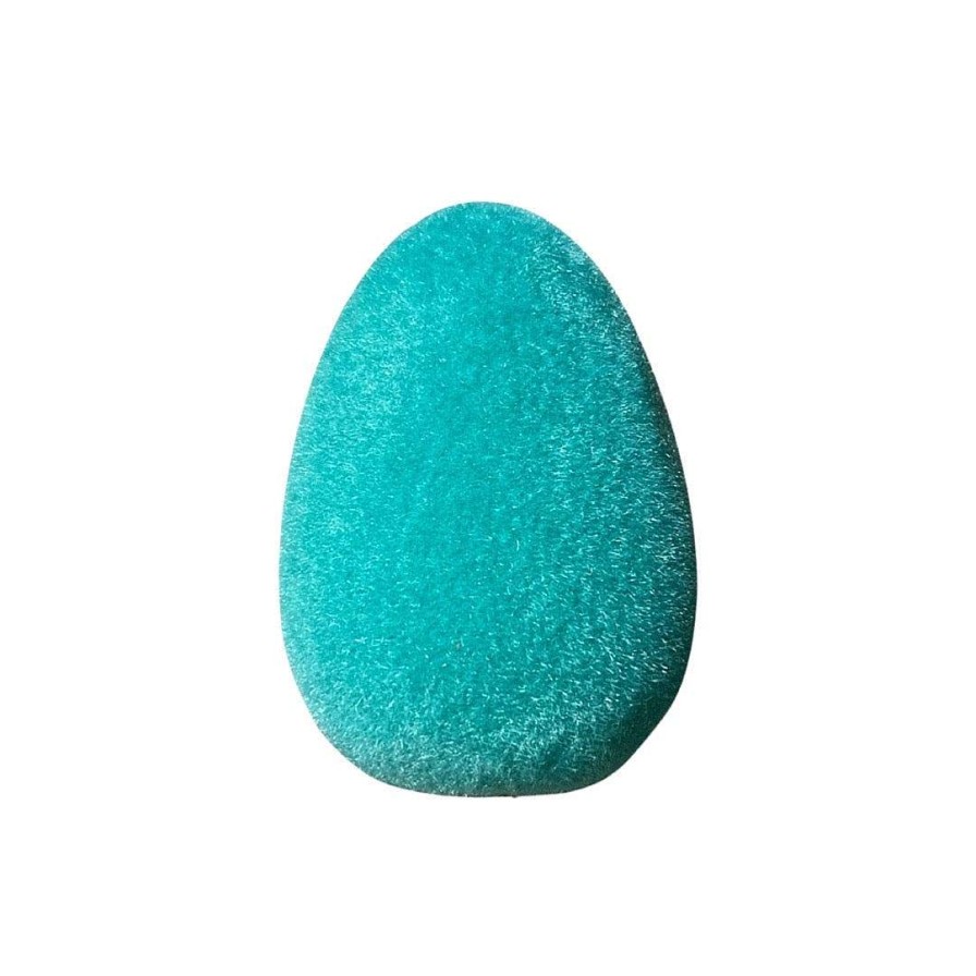 180 Degrees Home Accents | Teal Flocked Eggs