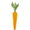 180 Degrees Table Decor | Flocked Colored Carrot