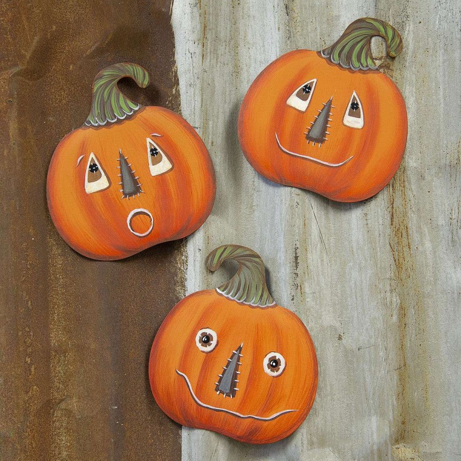 The Round Top Collection Wall Decor | Vintage Pumpkin Magnets