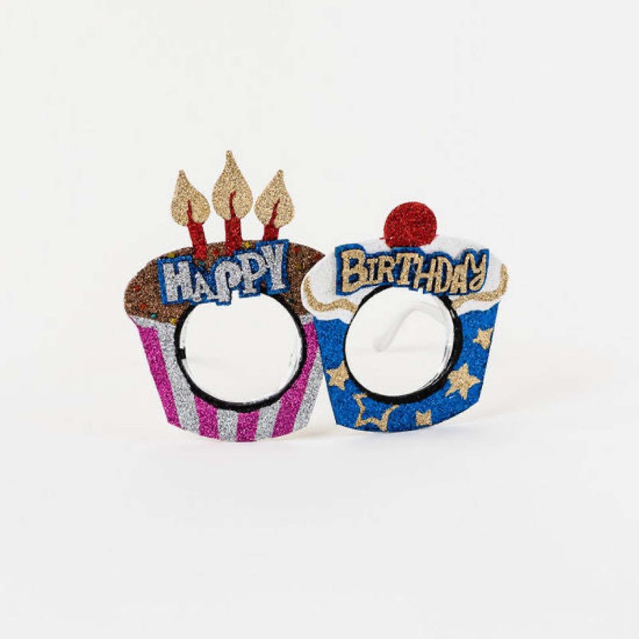 180 Degrees Celebrate Birthday | Glittered Birthday Glasses