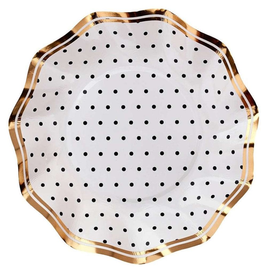 Sophistiplate Spring | Wavy Appetizer Bowl, Blanc & Noir