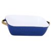 Beatriz Ball Spring | Rectangular Baker, Blue