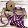 D. Stevens Ribbon | Red, White, & Blue Striped Ribbon, 1.5" X 25Yd