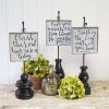 The Round Top Collection Table Decor | Mini Gallery Black Display Pole, Small