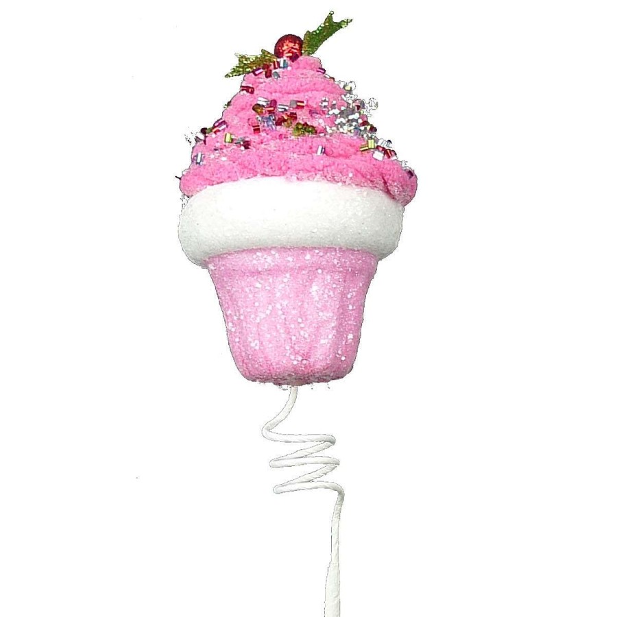 LIBERTY FLORAL Celebrate Birthday | Pink Cupcake Pick