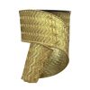 D. Stevens Happy New Year | Metallic Gold Waves Ribbon, 4" X 10Yd