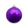 Farrisilk Mardi Gras | Purple Candy Apple Ball Ornament, 8"