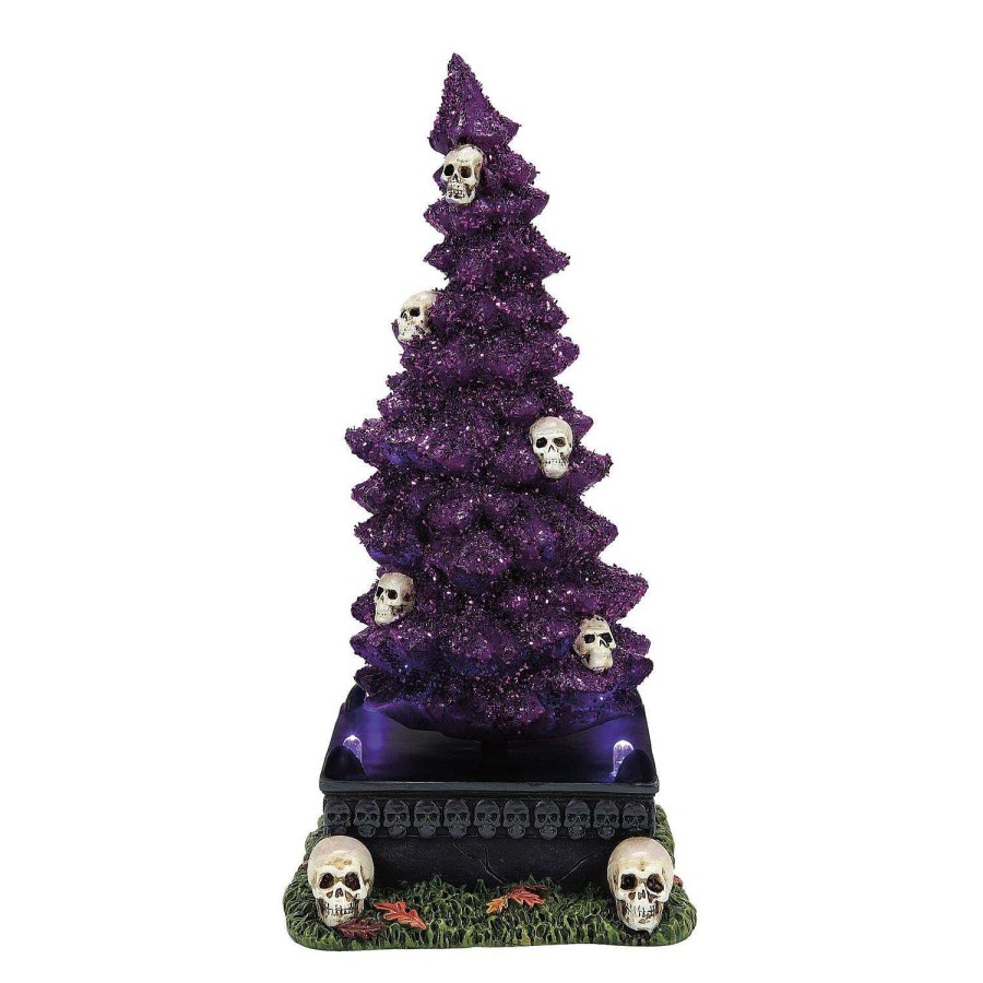 Department 56 Table Decor | Haunted Skull Tree, Dept. 56 Village