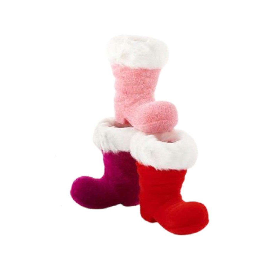 180 Degrees Figurines | Flocked Boot, 8"