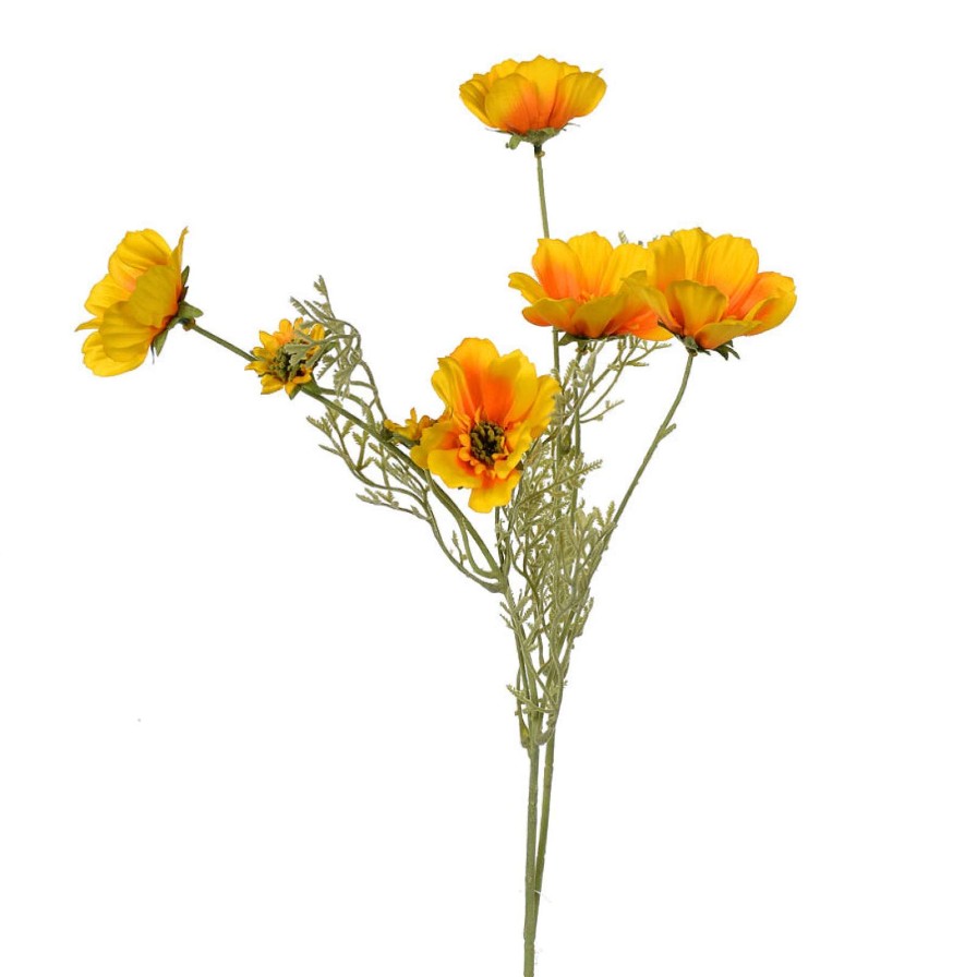 CRI Floral Decor | Yellow Cosmos Spray