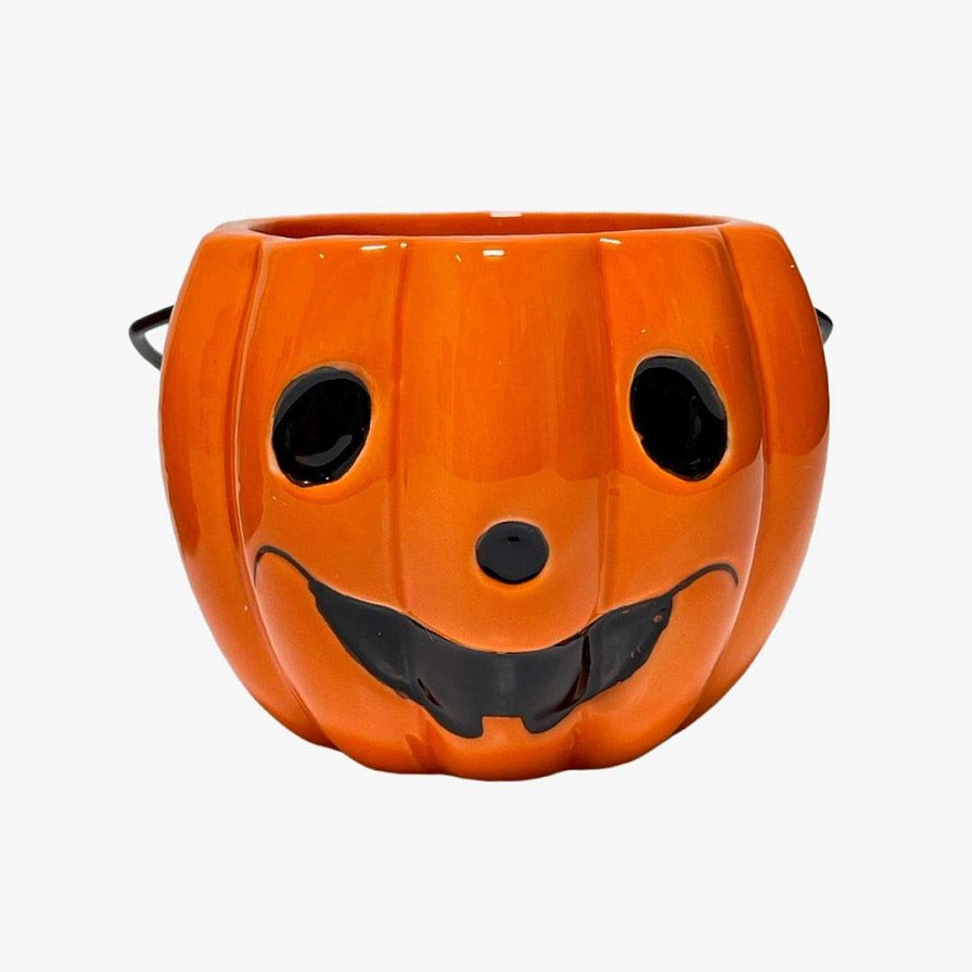 Transpac Table Decor | Jack-O-Lantern Bowl