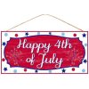 Craig Bachman Table Decor | Happy 4Th Of July Sign