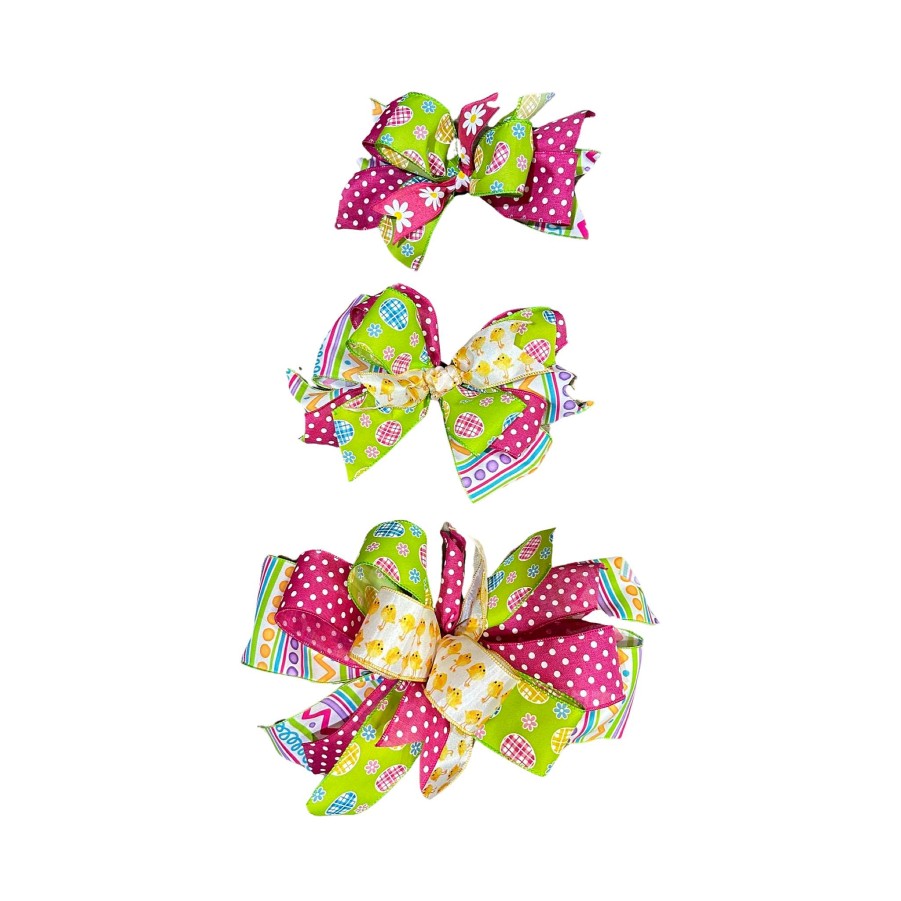 Miss Cayce's Miss Cayce'S Creations | Cayce Easter Chick Embellishment Bow, Large