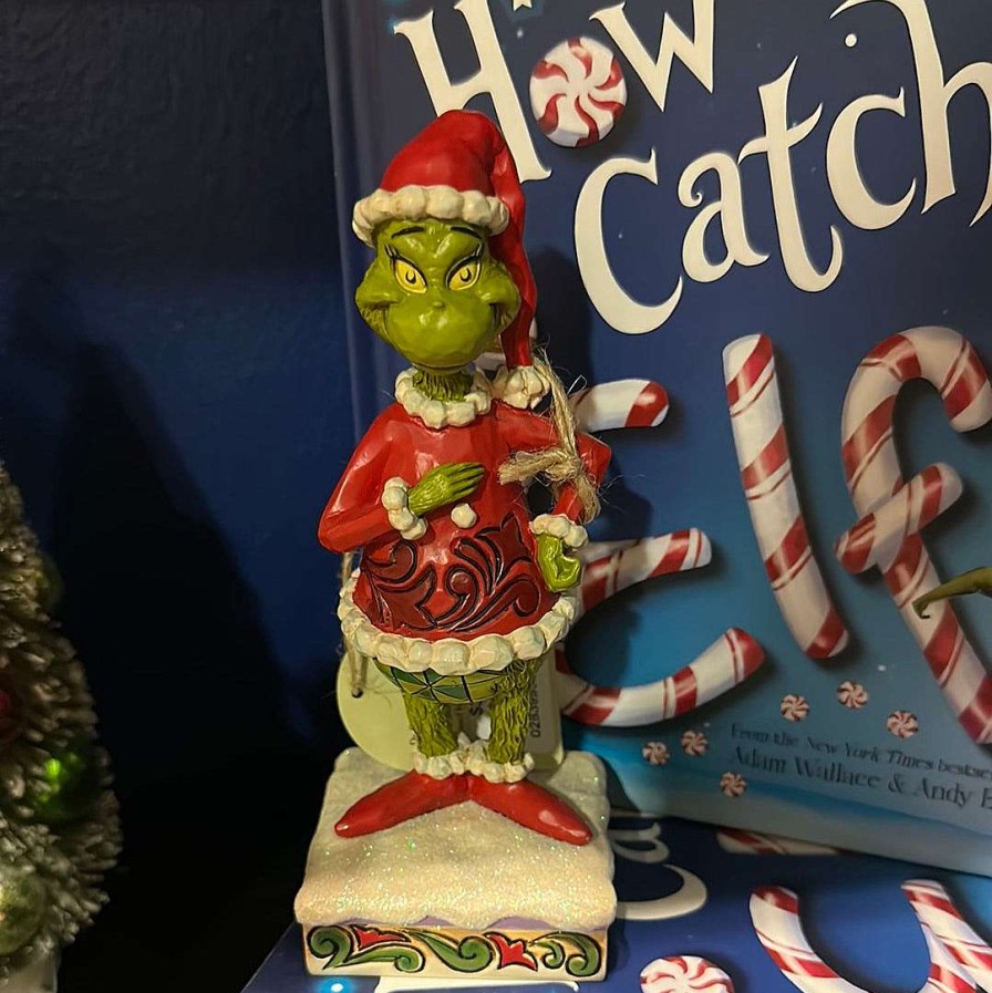 Department 56 Figurines | Fig Happy Grinch, Dept. 56 Village