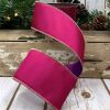 D. Stevens Ribbon | Pink And Purple Double Sided Ribbon, 2.5" X 10Yd