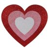 Craig Bachman Focal Points | Red, Pink, And White Glittered Heart