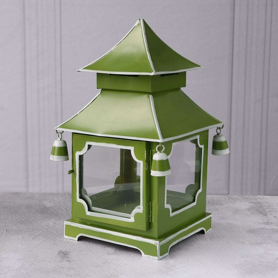 Beatriz Ball Spring | Holiday Pagoda Lantern, Green