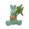 180 Degrees Home Accents | Flocked Bunny With Carrot