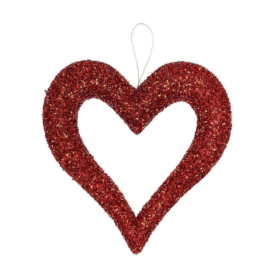 Craig Bachman Table Decor | Glitter Hollow Heart