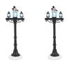 Department 56 Table Decor | Snowman Street Lights Set, Dept. 56 Village