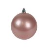 Farrisilk Ball Ornaments | Dusty Rose Candy Apple Ornament, 4"