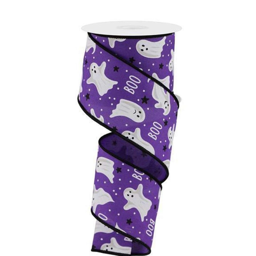 Craig Bachman Ribbon | Purple Ghost Ribbon, 2.5" X 10Yd