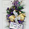 Craig Bachman Focal Points | Happy Mardi Gras Glitter Sign