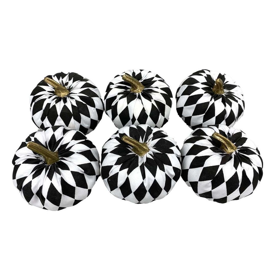 Liberty Floral Focal Points | Fabric Harlequin Pumpkin X6 In A Bag