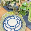 Beatriz Ball Kitchen & Dining | Faux Wicker Placemats, Sage