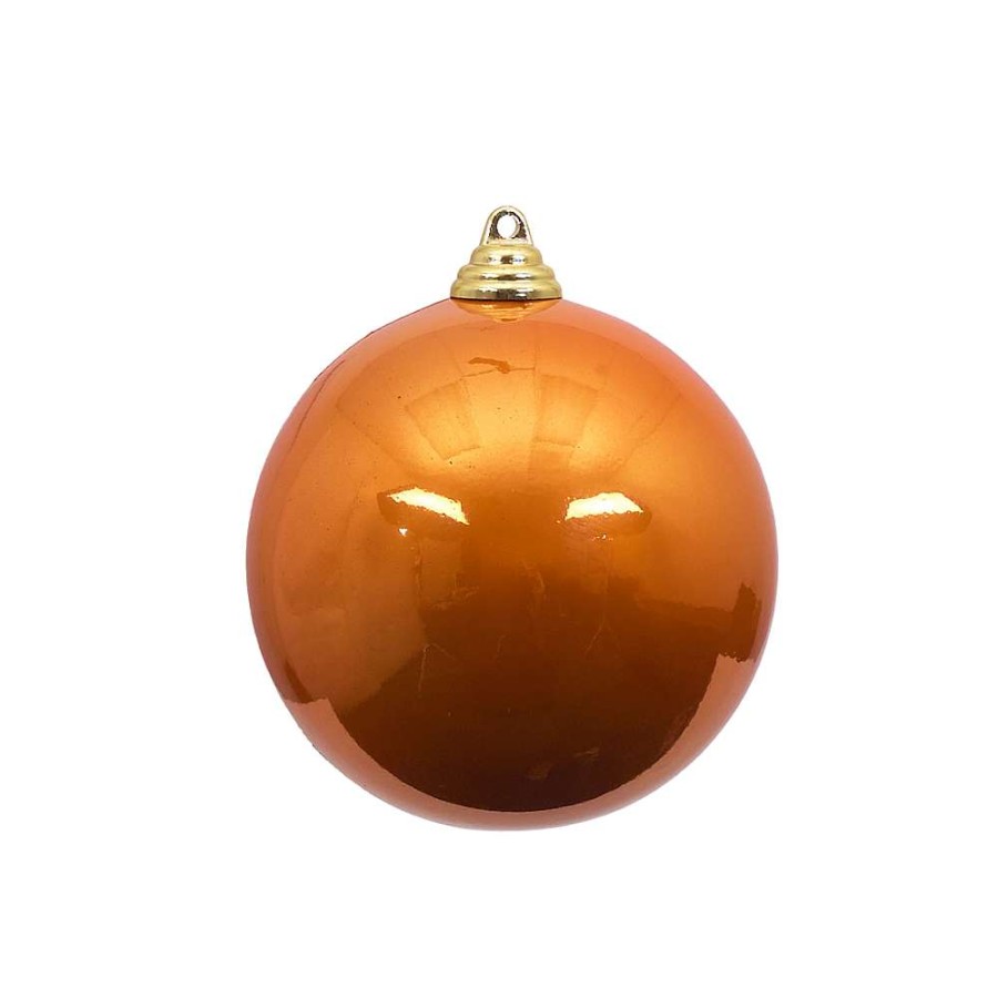 Farrisilk Ball Ornaments | Copper Candy Apple Ball Ornament, 8"