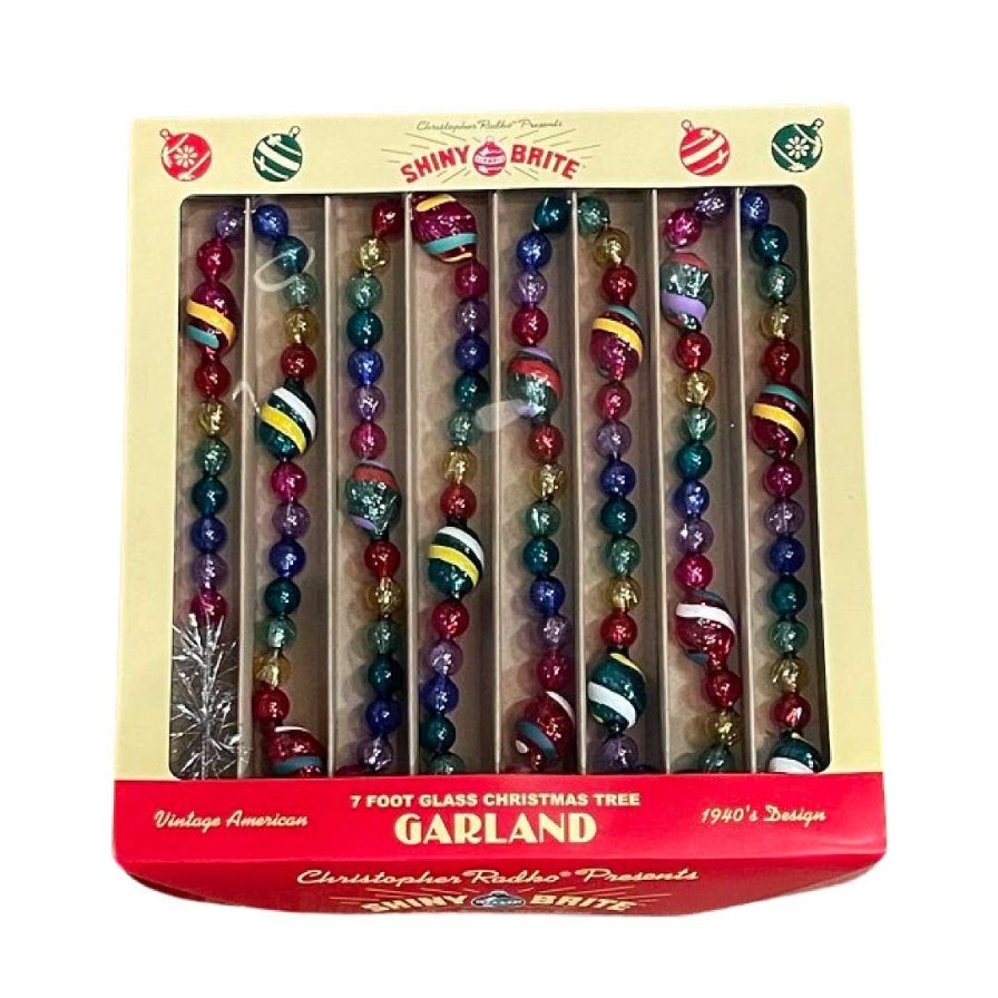 Christopher Radko Wall Decor | Vivid Vintage Tinsel Garland