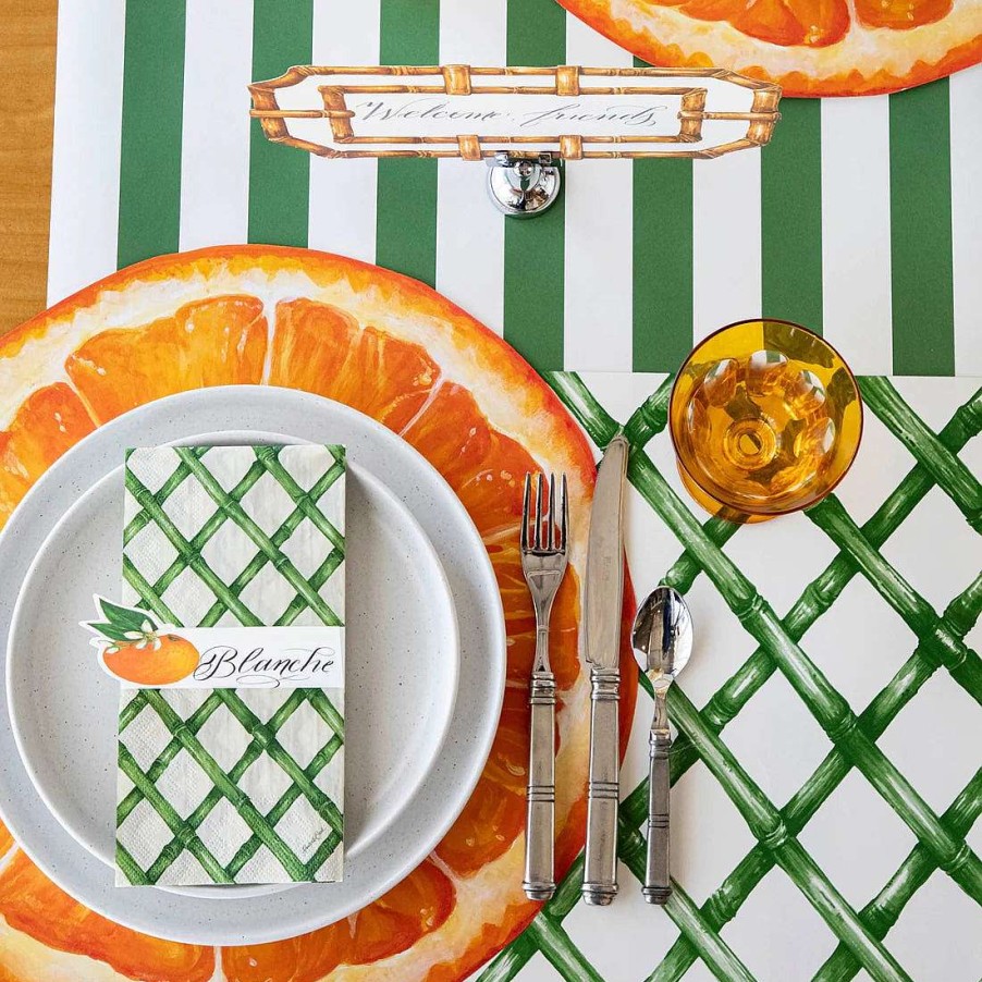 Hester & Cook Spring | Die Cut Orange Slice Placemat Sheets