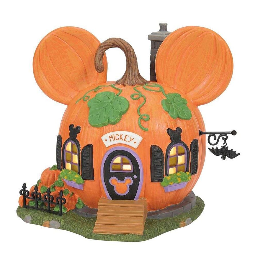 Department 56 Table Decor | Mickey'S Pumpkintown House, Dept. 56 Village