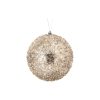 Regency Happy New Year | Champagne Iced Metallic Ball Ornament, 6"