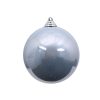 Farrisilk Ball Ornaments | Silver Candy Apple Ball Ornament, 6"