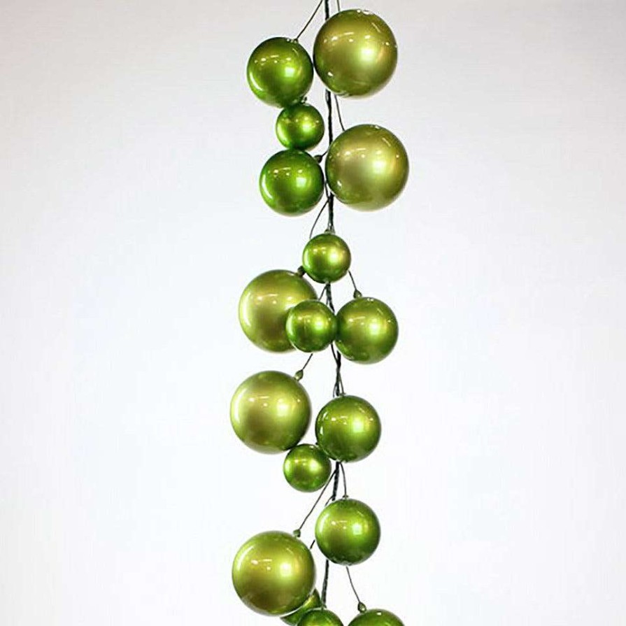 Farrisilk Spring | Lime Green Ball Garland, 10'