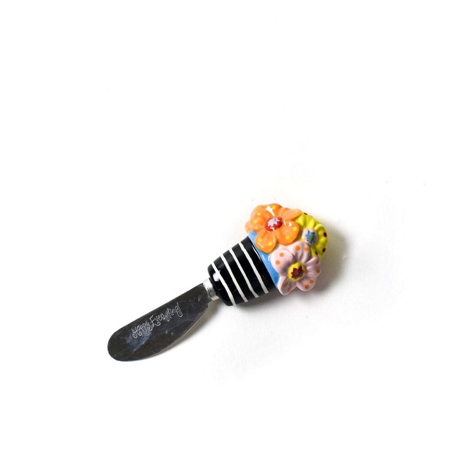 Coton Colors Spring | Flowers Embellishment Appetizer Spreader By Happy Everything!