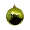 Farrisilk Ball Ornaments | Lime Green Shiny Ball Ornament, 4"