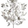 Mark Roberts Sprays | Platinum Laurel Leaf Spray, 25"