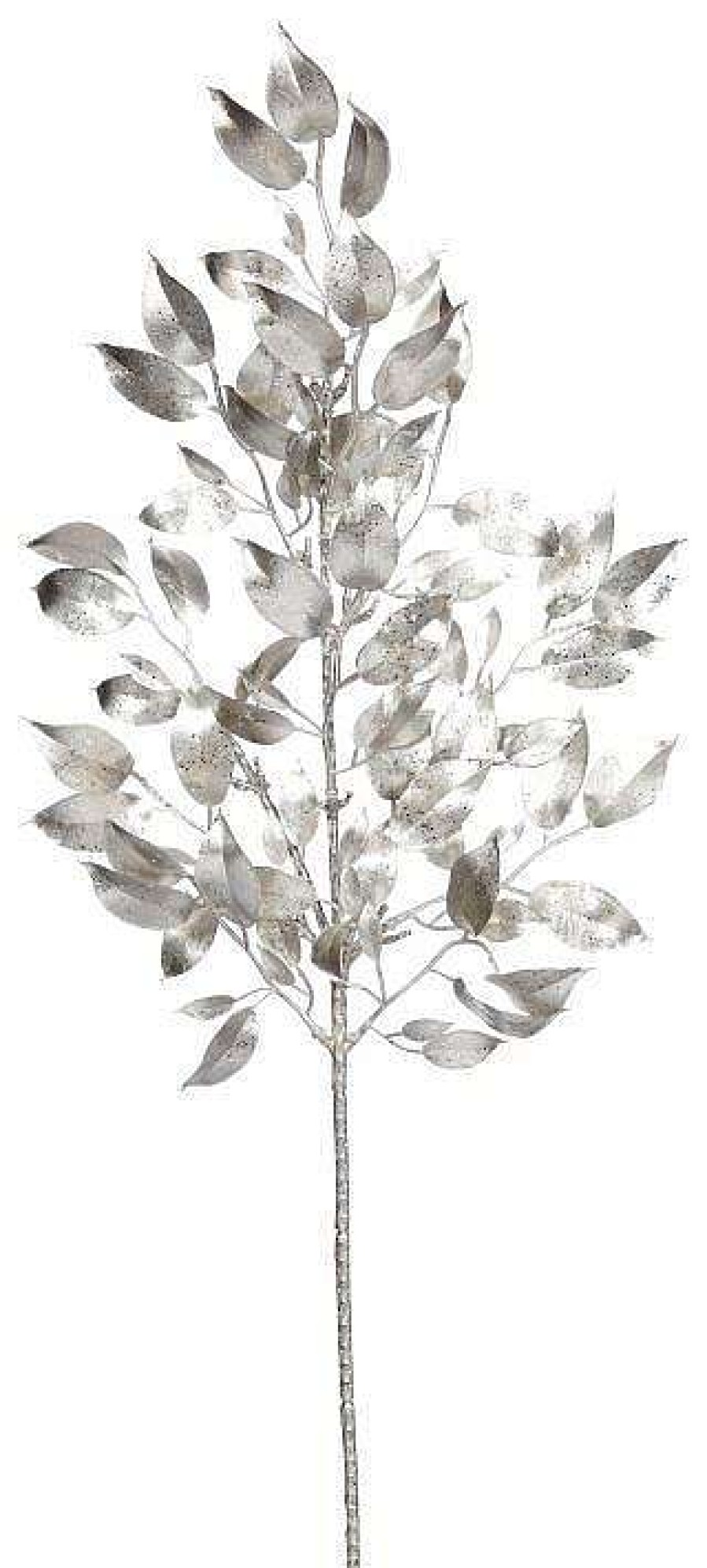 Mark Roberts Sprays | Platinum Laurel Leaf Spray, 25"