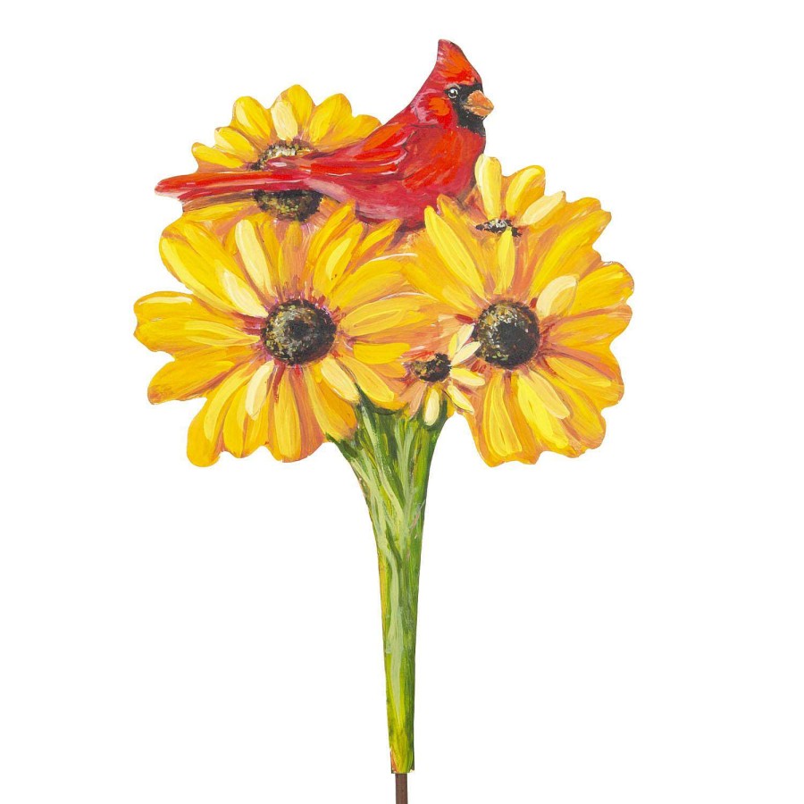 The Round Top Collection Pot Stakes | Cardinal Sunflower