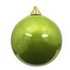 Farrisilk Mardi Gras | Lime Green Candy Apple Ball Ornament, 4"