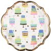 Sophistiplate Kitchen & Dining | Wavy Appetizer Plate, Patterned Birthday
