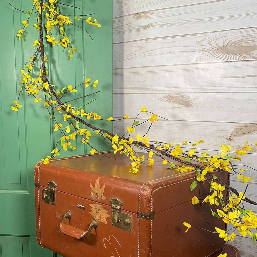 CRI Garlands | Yellow Forsythia Garland 6'