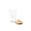 Happy Everything Table Decor | Mini Wooden Lid Glass Jar By Happy Everything!