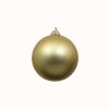 Farrisilk Ball Ornaments | Gold Matte Ball Ornament, 6"